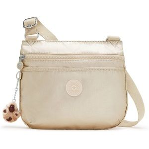 Kipling Emmylou Metallic Crossbody Bag Starry Gold Metallic